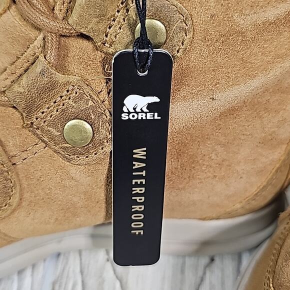 Sorel Explorer Joan Lace Up Waterproof Suede Boots Womens Size 6 NEW - Picture 12 of 14